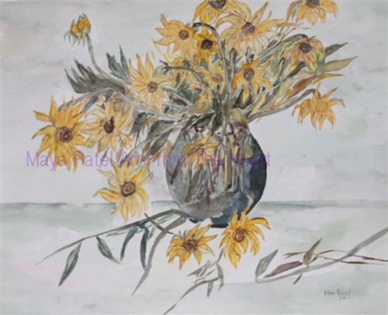 2011 Sunflowers Size 39cmsx49cms