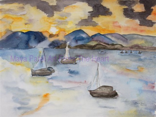 2011 The Lakes Size 29cmsx39cms