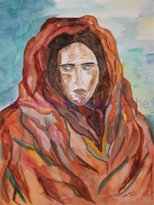 2011 Cloaked Woman