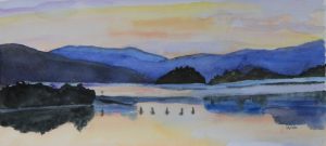 2016 Loch Awe, Arrgyll 22×49 cm