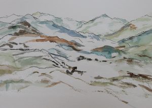 2016 Mountain Valleys 17x24cm