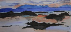 2016 The South Morar Coast, West Highlands 22x49cm